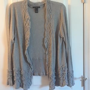 Gray Open Sweater